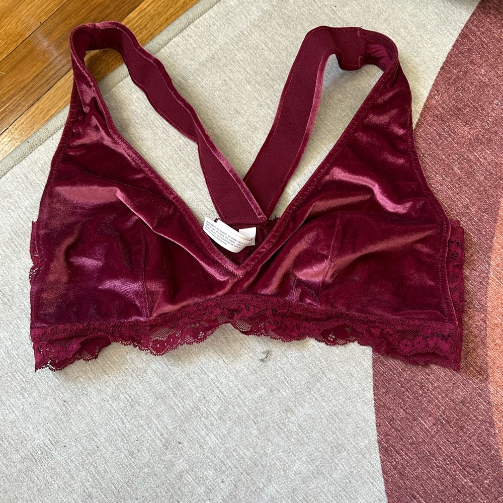 Maroon Bralette